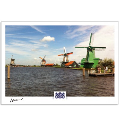Holland 4 windmills Zaanse Schans