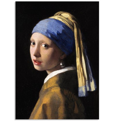 Art201 card Girl pearl earring  J. Vermeer