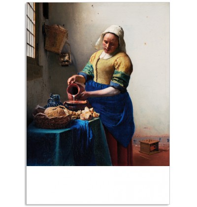 Art200 card Milkmaid J. Vermeer